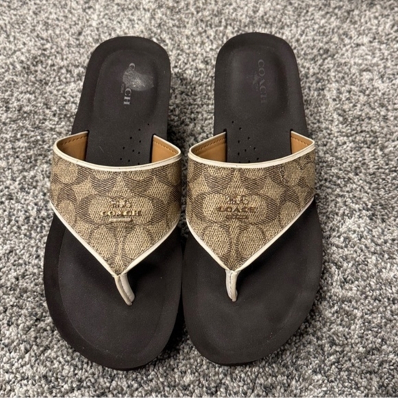 Coach Shoes - Coach Janice Wedge Sandals Sz 8.5